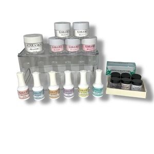 Kiara Sky Dip System French‎ Kit Powder Manicure Case Professional Nails Extras